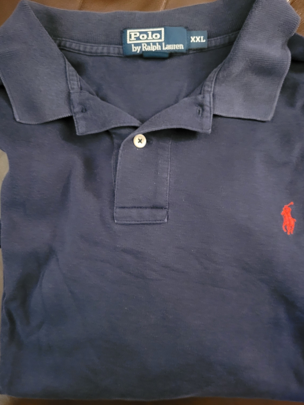 Polo by Ralph Lauren Navy Polo with Red Pony Logo